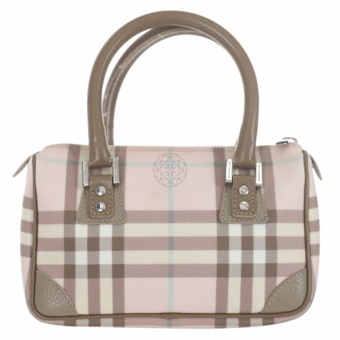 Burberry pink best sale nova check bag